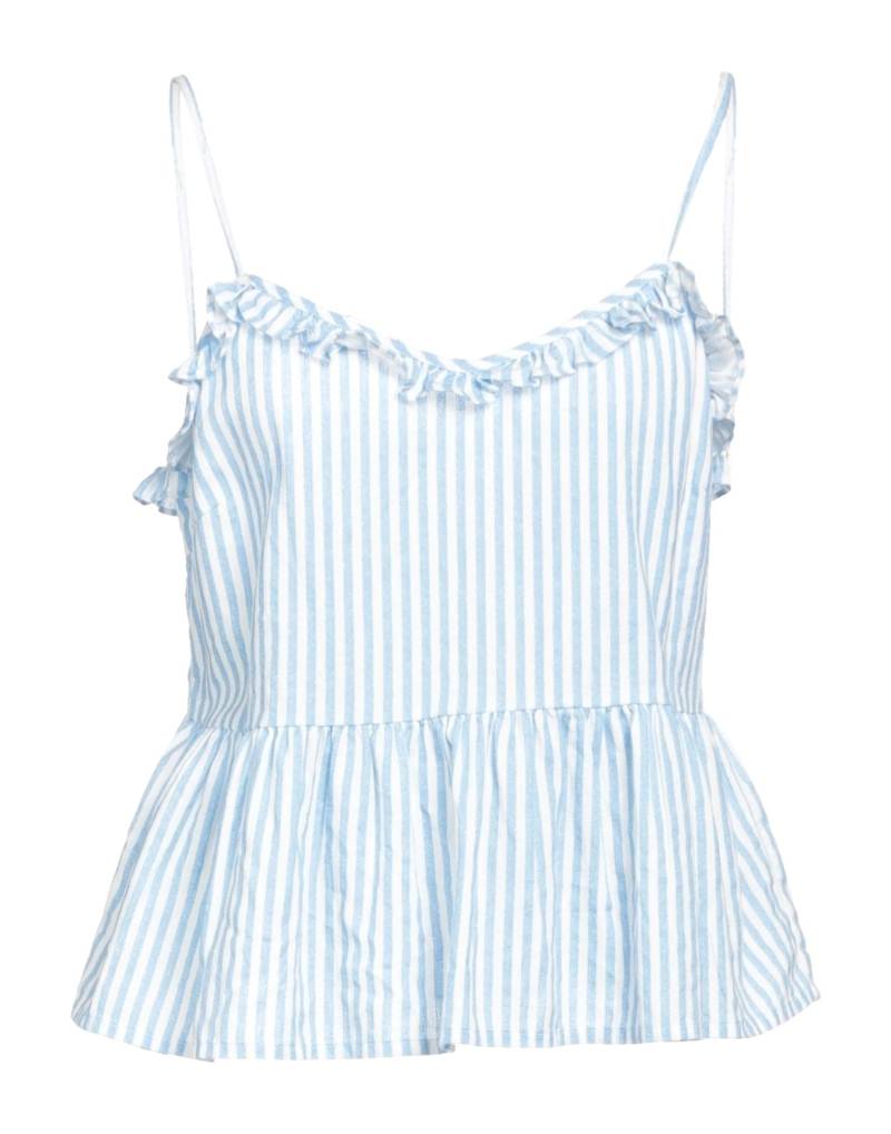 PIECES Top Damen Azurblau von PIECES