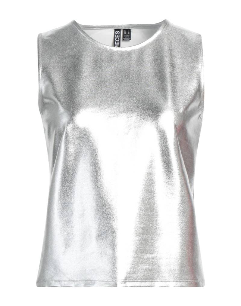 PIECES Top Damen Silber von PIECES