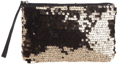 PIECES VASYA Party 17043853, Damen Clutches, Gold (GOLDCOLOR), 24x16x2 cm (B x H x T) von PIECES