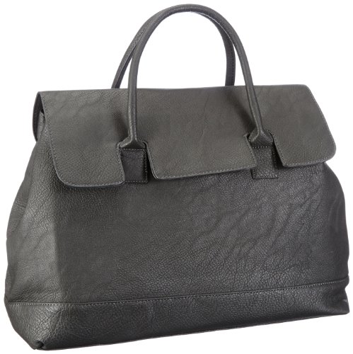 PIECES VIKLA BAG 17042649, Damen Henkeltaschen, Grau (GREY..), 41x29x16 cm (B x H x T) von PIECES