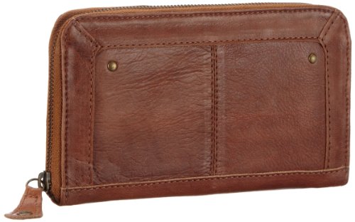 PIECES Vibes Leather Purse 17038904, Damen Portemonnaies, Braun (Mocca), 21x12x1,5 cm (B x H x T) von PIECES