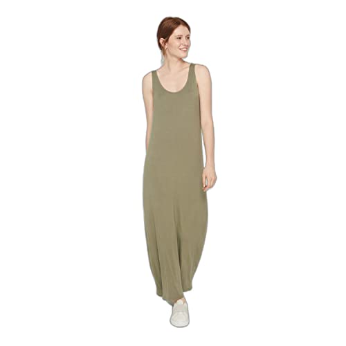 Pieces Women's PCKALLI Maxi Tank Dress NOOS Kleid, Deep Lichen Green, S von PIECES