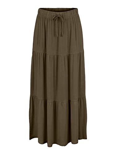 Pieces Women's PCNEORA HW Ankle Skirt SA BC Rock, Beech, L Pieces Women's PCNEORA HW Ankle Skirt SA BC Rock, Beech, L von PIECES