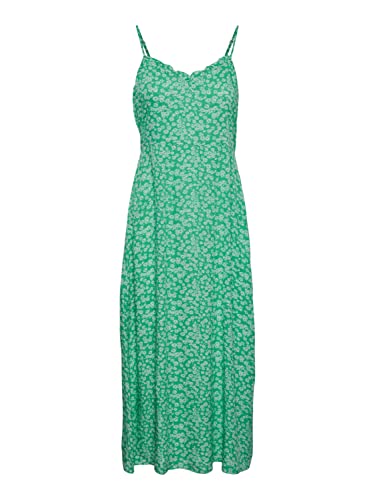 PIECES Women's PCNYA Slip Ankel Dress BF BC Kleid, Irish Green/AOP:Flower, M von PIECES