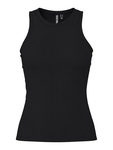 PIECES Damen Pcruka Boxer Tank Top Noos Bc, Schwarz,M von PIECES