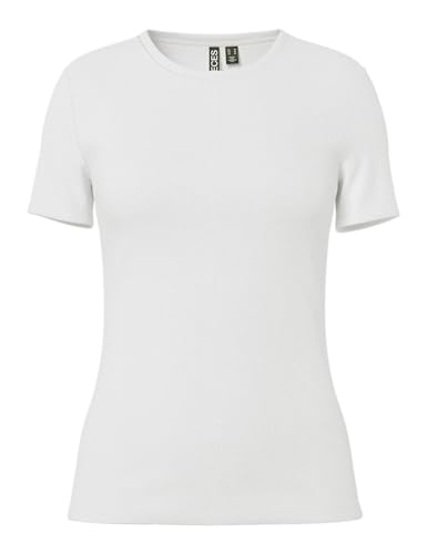 PIECES Damen Pcruka Ss Top Noos Bc, Cloud DancerM von PIECES