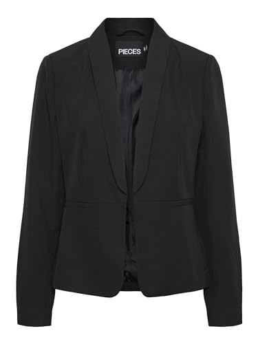 PIECES Women's Pcbella Ls Blazer, Black, XS von PIECES