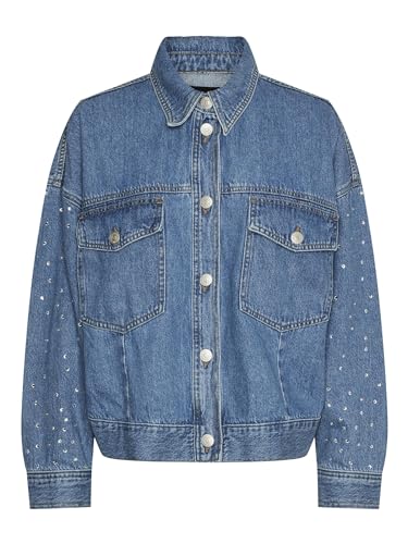 PIECES Female Jeansjacke PCSKY Strass von PIECES