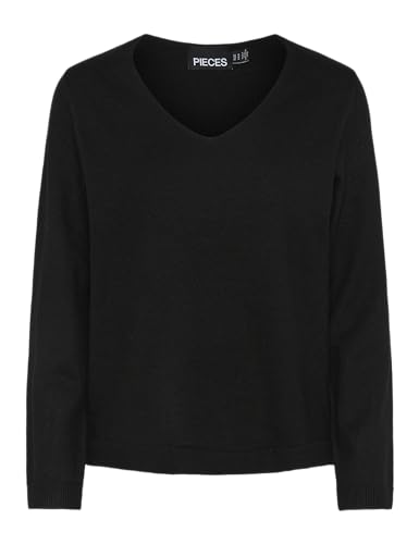 Pcbree Ls V-Neck Knit Noos Bc von PIECES
