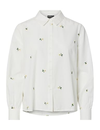 Pcgeneva Ls Shirt WVN Bc von PIECES