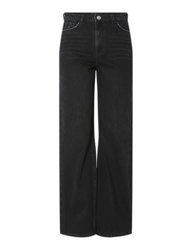 Pckate Hw Straight Jeans Bl Noos Bc von PIECES