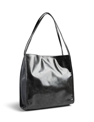 Pcmalou Patent Shopping Bag Wb Pcmalou Patent Shopping Bag Wb von PIECES