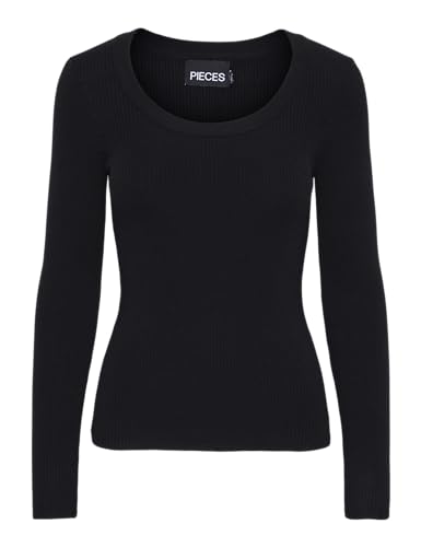Pcmira Ls U-Neck Knit Noos Bc von PIECES