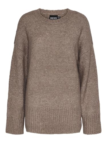 Pcnancy Ls Loose O-Neck Knit Noos Bc von PIECES