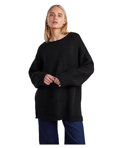 Pcnancy Ls Loose O-Neck Knit Noos Bc von PIECES