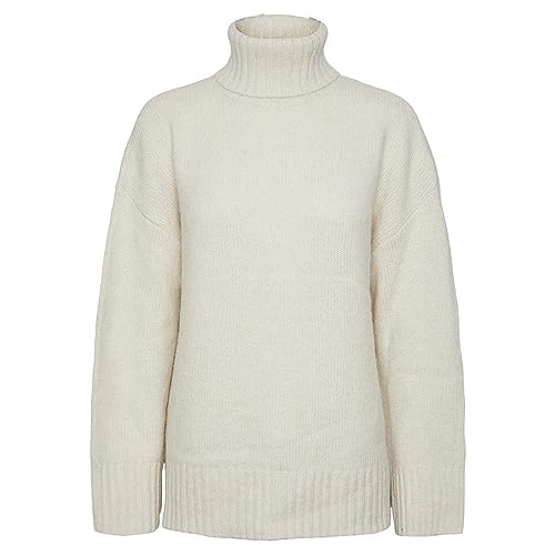 Pcnancy Ls Loose Roll Neck Knit Noos Bc von PIECES