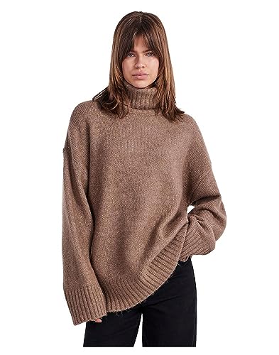 Pcnancy Ls Loose Roll Neck Knit Noos Bc von PIECES