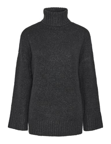 Pcnancy Ls Loose Roll Neck Knit Noos Bc von PIECES