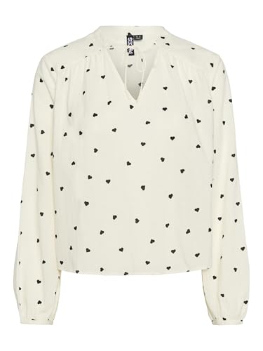 Pcnine Ls V-Neck Top Bc von PIECES