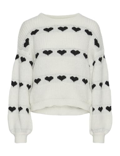 Pcnove Ls O-Neck Heart Knit Bc Pcnove Ls O-Neck Heart Knit Bc von PIECES