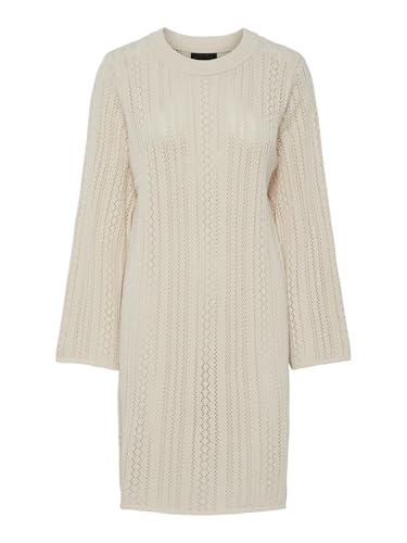Pcnuka Ls O-Neck Knit Dress Noos Bc von PIECES