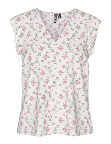 Pcnya Sl V-Neck Top Bc von PIECES