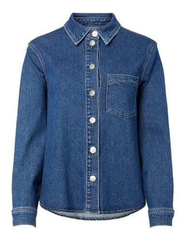 Pcsilke Ls Denim Shirt Bc Noos Bc von PIECES