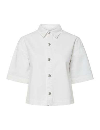 Pcsky Ss A-Shape Denim Top Noos Bc von PIECES