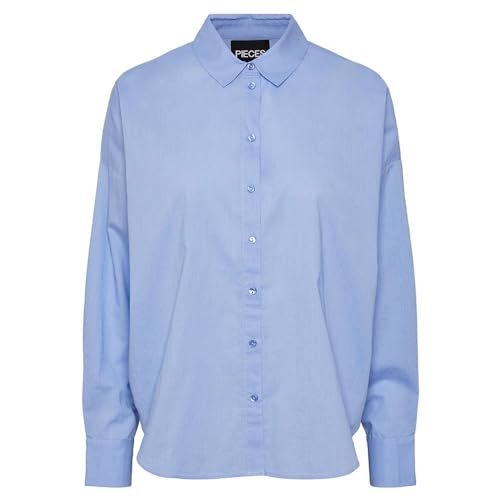 Pctanne Ls Loose Shirt Noos von PIECES