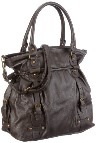 Pieces CATA Bag 17035260, Damen Henkeltaschen, Braun (Braun), 48 * 13 * 16 cm (B x H x T) von PIECES