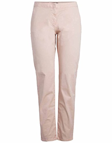 Pieces Damen PCCHINO MW ANK Pants TB Hose, Rosa (Evening Sand Evening Sand), 40 (Herstellergröße: L) von PIECES