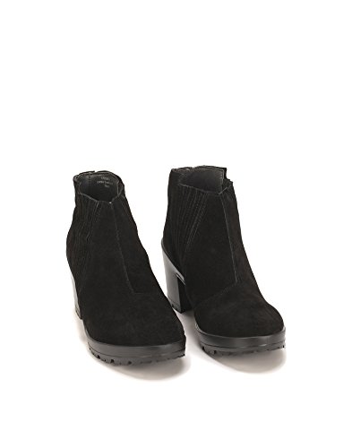 PIECES PSUDELE Suede Boot Black NOOS, Damen Kurzschaft Schlupfstiefel, Schwarz (Black), 41 EU von PIECES