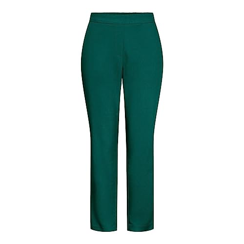 Pieces Damen Pcbosella Mw Ankle Pants Noos Hose, Trekking Green, S EU von PIECES