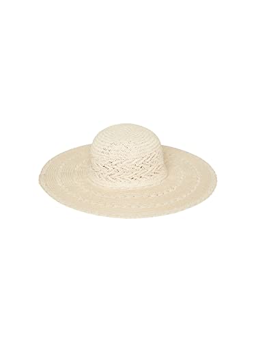 Pieces Damen Pcbyllis Straw Hat Hut, Nature, Einheitsgröße EU Pieces Damen Pcbyllis Straw Hat Hut, Nature, Einheitsgröße EU von PIECES