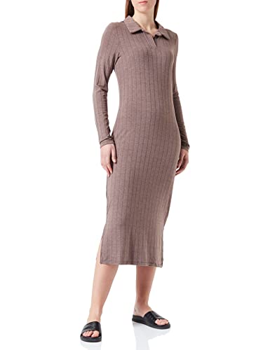 Pieces Damen Pcfemke Dress Bc Midikleid, Chicory Coffee, L EU Pieces Damen Pcfemke Dress Bc Midikleid, Chicory Coffee, L EU von PIECES