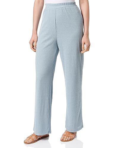 Pieces Damen Pcjules Hw Wide Pants D2d Pb Stoffhose, Airy Blue, L EU von PIECES