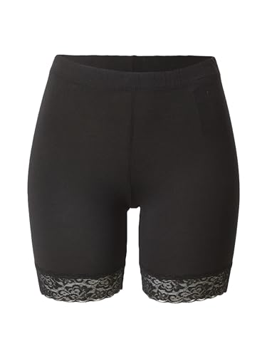 Pieces Damen Pckiki Lace Shorts Noos, Schwarz, XS von PIECES