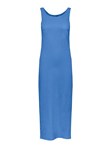 Pieces Damen Pcluna Sl Maxi Dress Sa Bc Kleid, Marina, L EU von PIECES