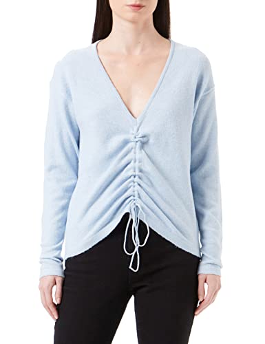 Pieces Damen Pcnandi V-Neck Knit Strickpullover, Kentucky Blue, L EU von PIECES