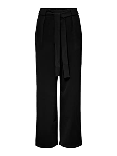 Pieces Damen Pcnoldana Hw Pant Hose, Schwarz, XS EU von PIECES