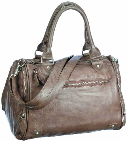 Pieces RICARO BAG AU11 17033934, Damen Schultertaschen, Beige (HEMP SAND-), 33x20x15 cm (B x H x T) von PIECES