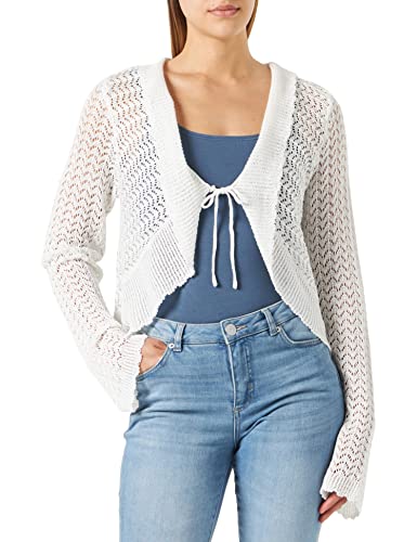 Pieces Women's PCKASSA LS Knit Cardigan, Cloud Dancer, M von PIECES