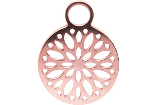 PIERCINGLINE Chirurgenstahl Anhänger für Clicker Ringe & Kreolen MANDALA Piercing Ohr Helix Roségoldfarben von PIERCINGLINE