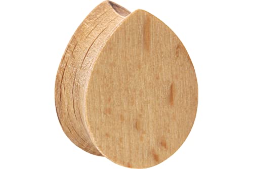 PIERCINGLINE Holz Plug TROPFEN Damen Herren Ohr Piercing Farb- und Größenauswahl PIERCINGLINE Holz Plug TROPFEN Damen Herren Ohr Piercing Farb- und Größenauswahl von PIERCINGLINE