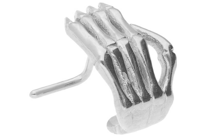 PIERCINGLINE Nasenpiercing Chirurgenstahl Nasenstecker SKELETT HAND (Nasenstecker, 1-tlg) von PIERCINGLINE