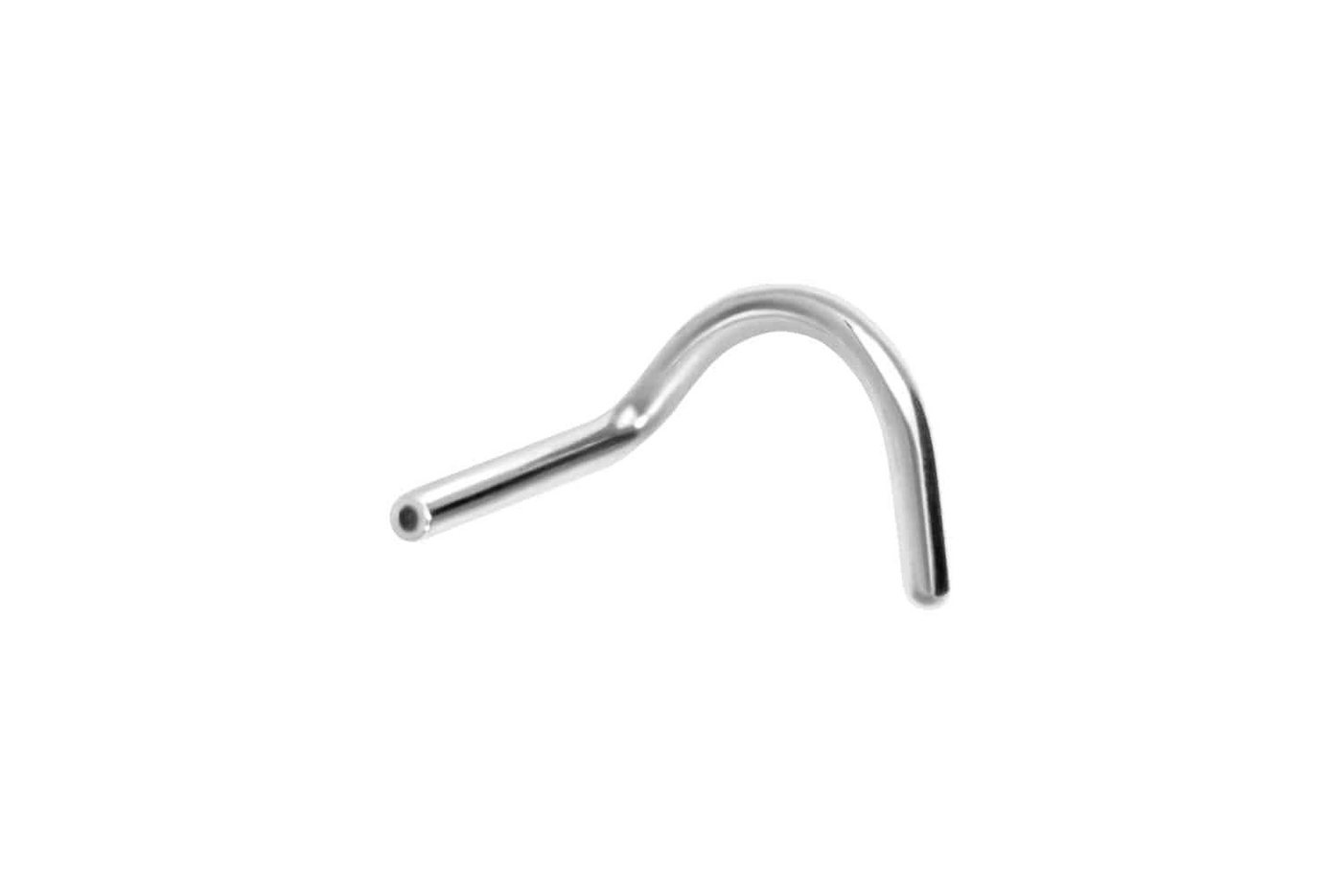 PIERCINGLINE Nasenpiercing Titan Nasenstecker Spirale mit Push Fit ohne Kugel (Nasenstecker / 1 Stk) von PIERCINGLINE