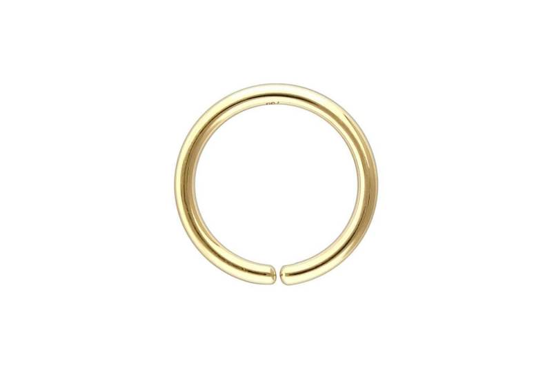 PIERCINGLINE Nasenpiercing 18 Karat Gold O-Ring - biegbar (Biege-Ringe, 1-tlg) von PIERCINGLINE