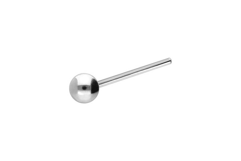 PIERCINGLINE Nasenpiercing 925er Silber Nasenstecker KUGEL - biegbar (Nasenstecker, 1-tlg) von PIERCINGLINE