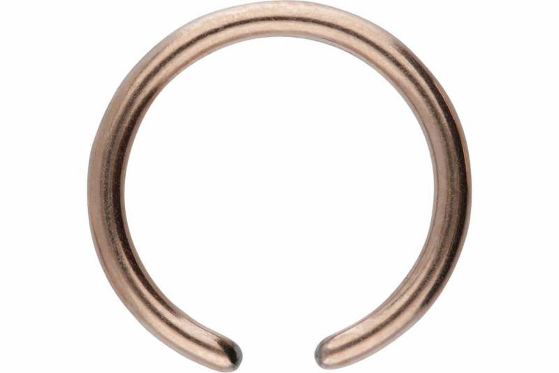PIERCINGLINE Nasenpiercing Chirurgenstahl Klemmkugelring ohne Kugel (Klemm-Ringe, 1-tlg) von PIERCINGLINE