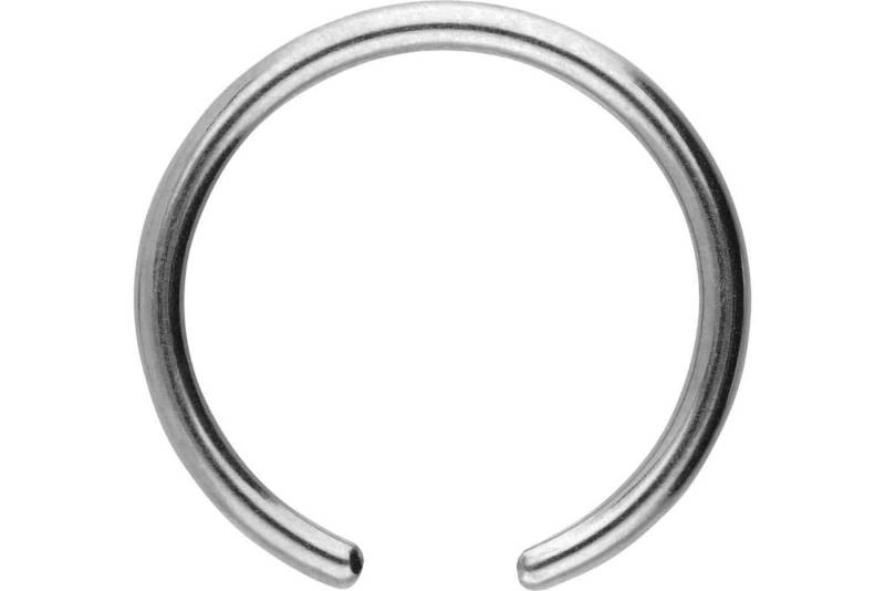PIERCINGLINE Nasenpiercing Chirurgenstahl Klemmkugelring ohne Kugel (Klemm-Ringe, 1-tlg) von PIERCINGLINE